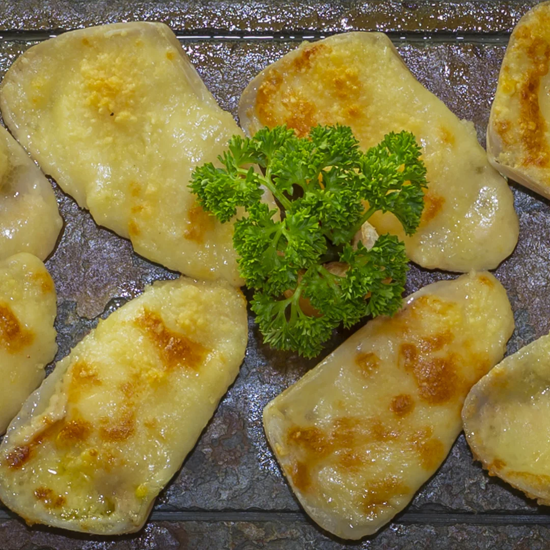 Machas a la parmesana